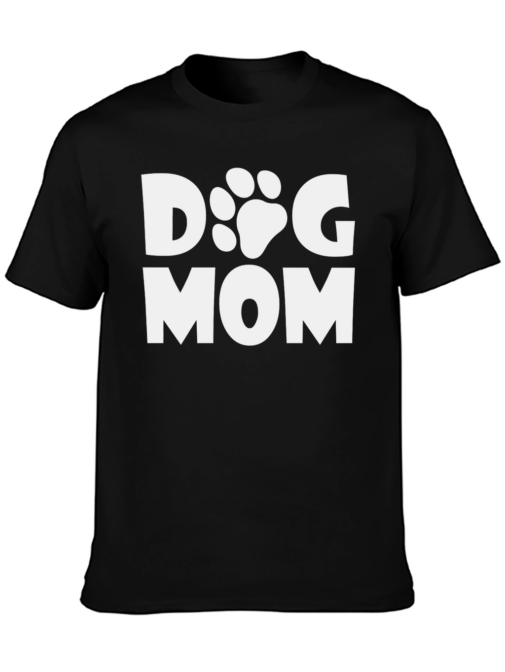 Dog Mom T-Shirt - Paw Print Design