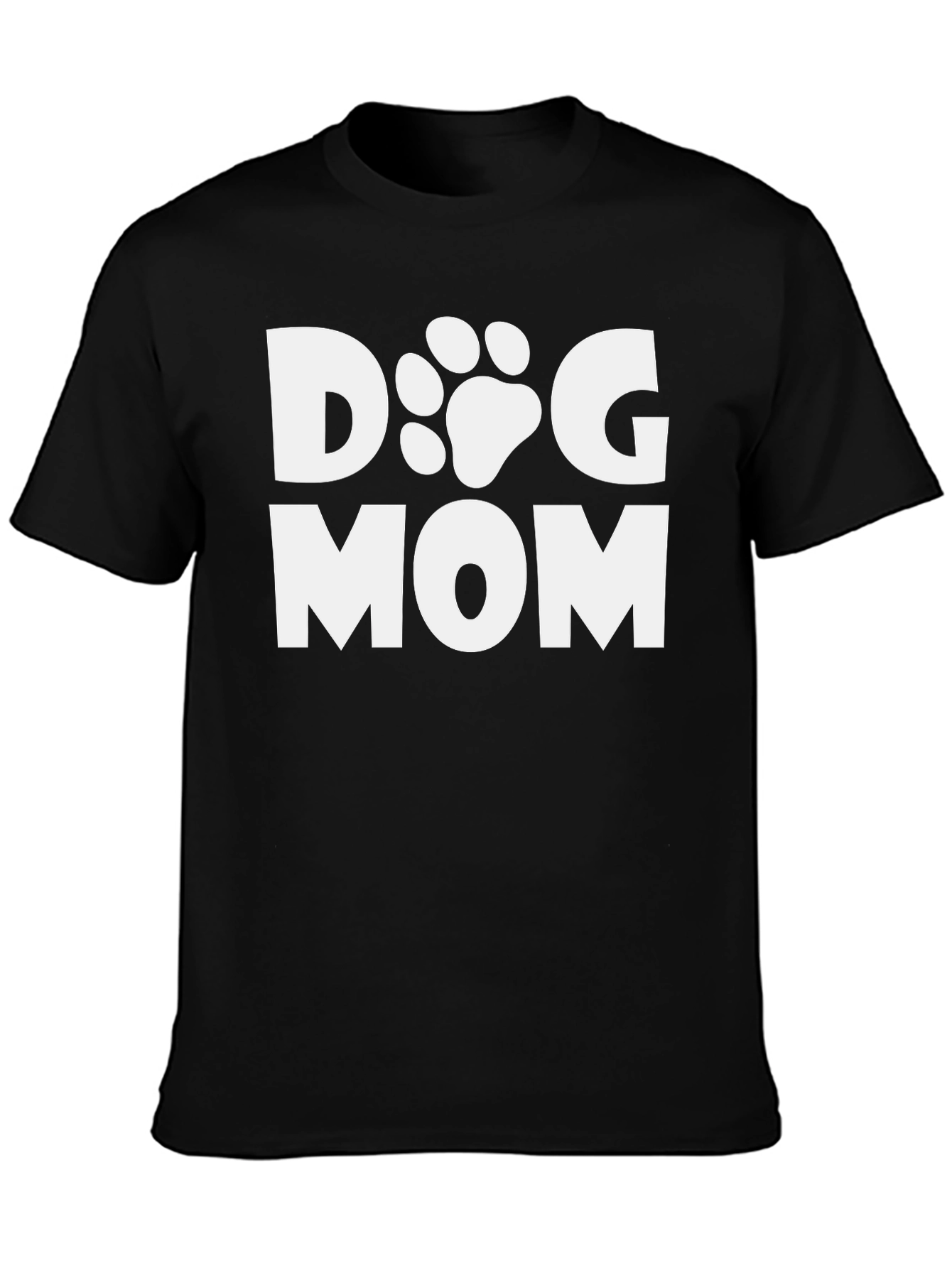 Dog Mom T-Shirt - Paw Print Design
