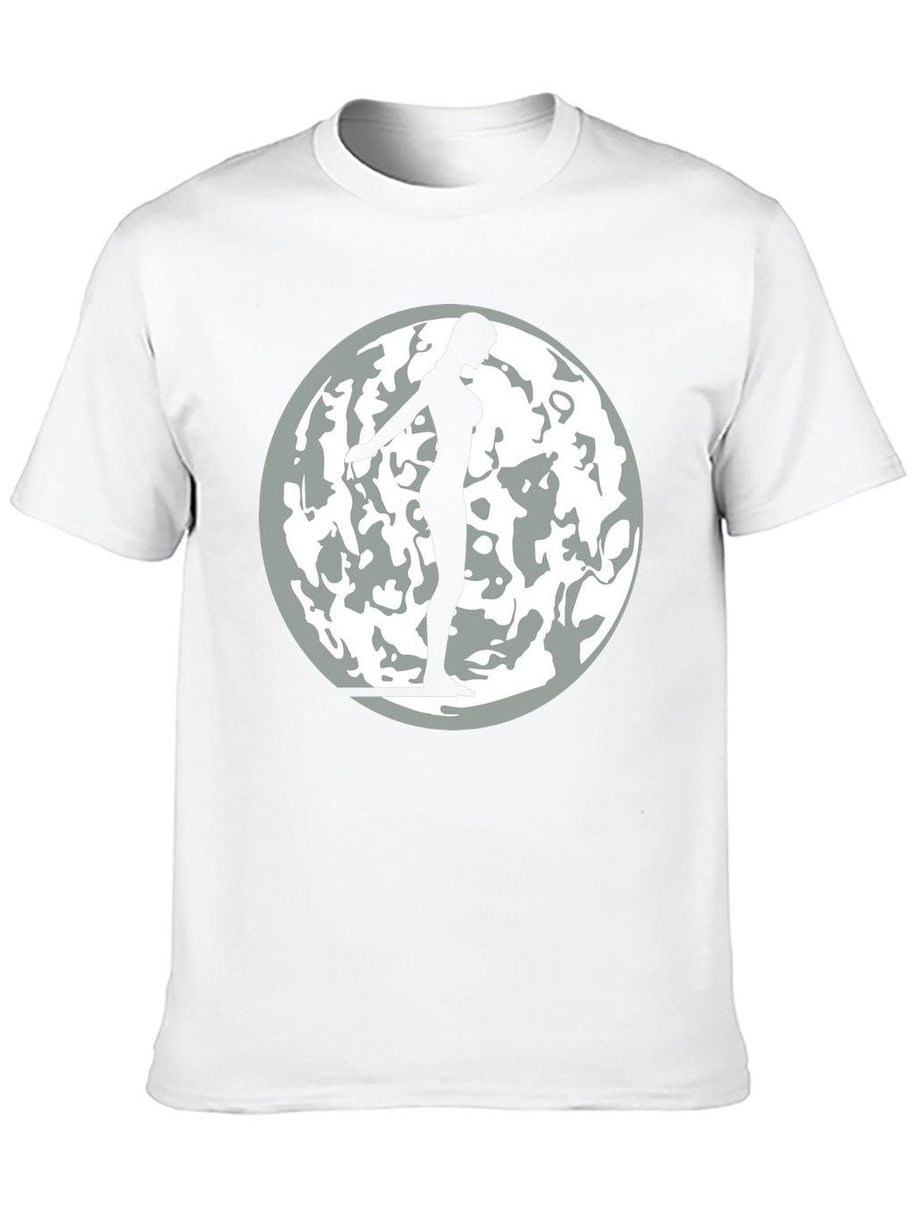 Silhouette Moon T-Shirt - Black Graphic Tee