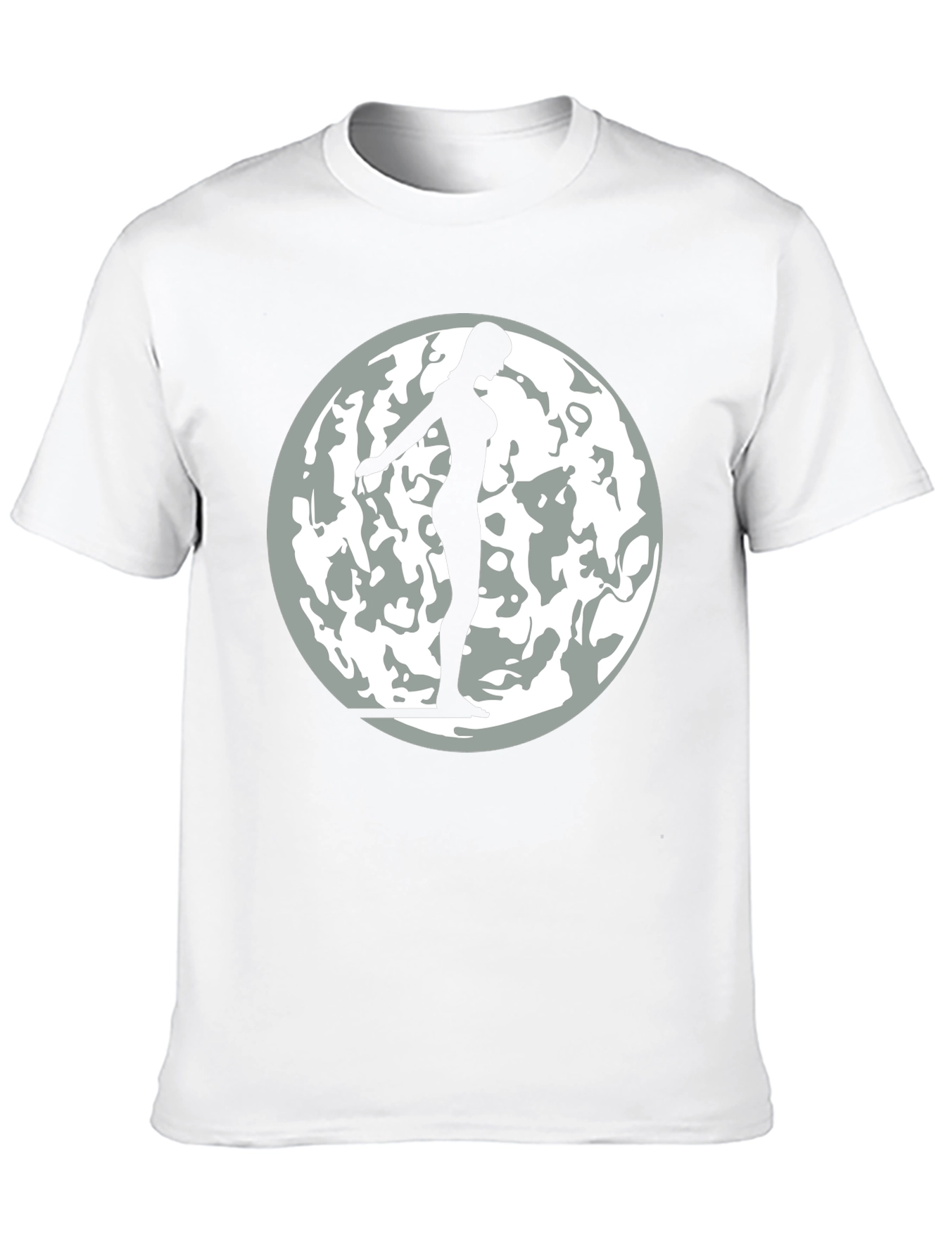 Silhouette Moon T-Shirt - Black Graphic Tee