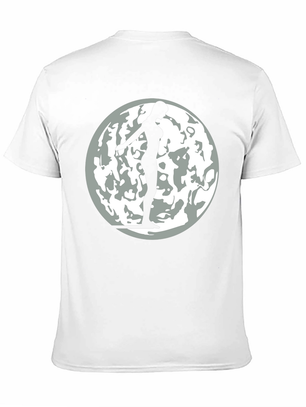 Silhouette Moon T-Shirt - Black Graphic Tee