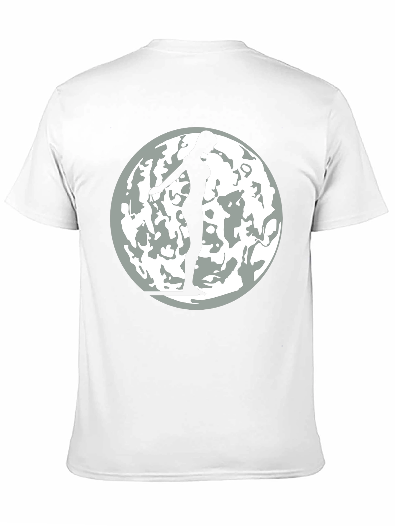 Silhouette Moon T-Shirt - Black Graphic Tee