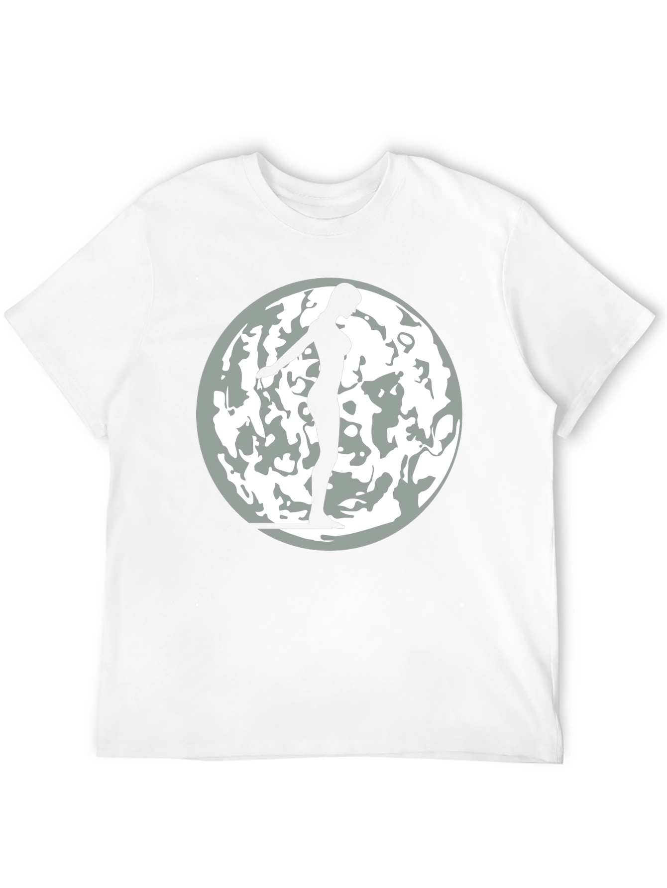 Silhouette Moon T-Shirt - Black Graphic Tee