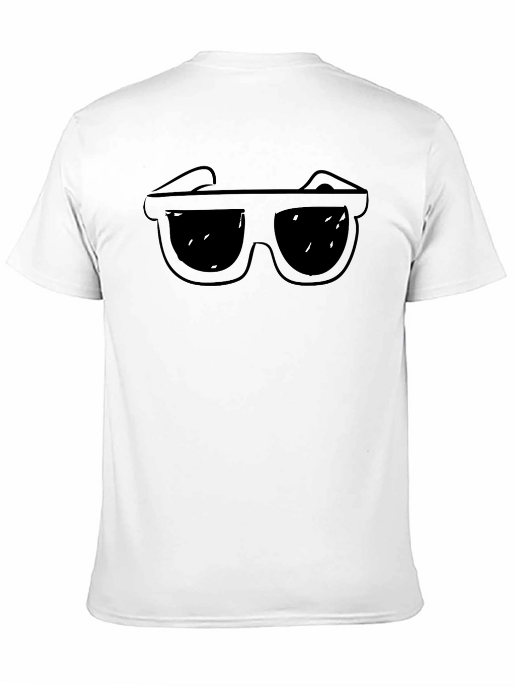 Cool Shades Graphic Tee - Black Cotton T-Shirt
