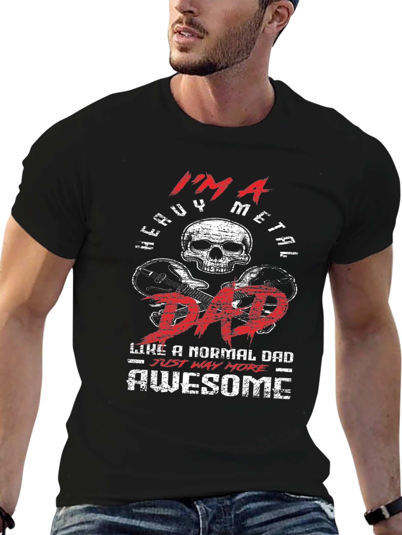 Heavy Metal Dad Graphic Tee