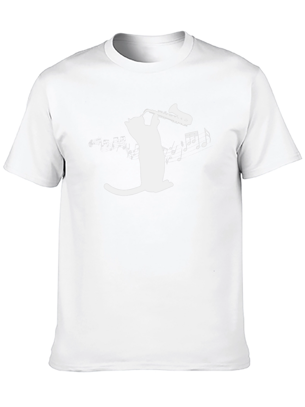 Cool Cat Saxophone Music T-Shirt