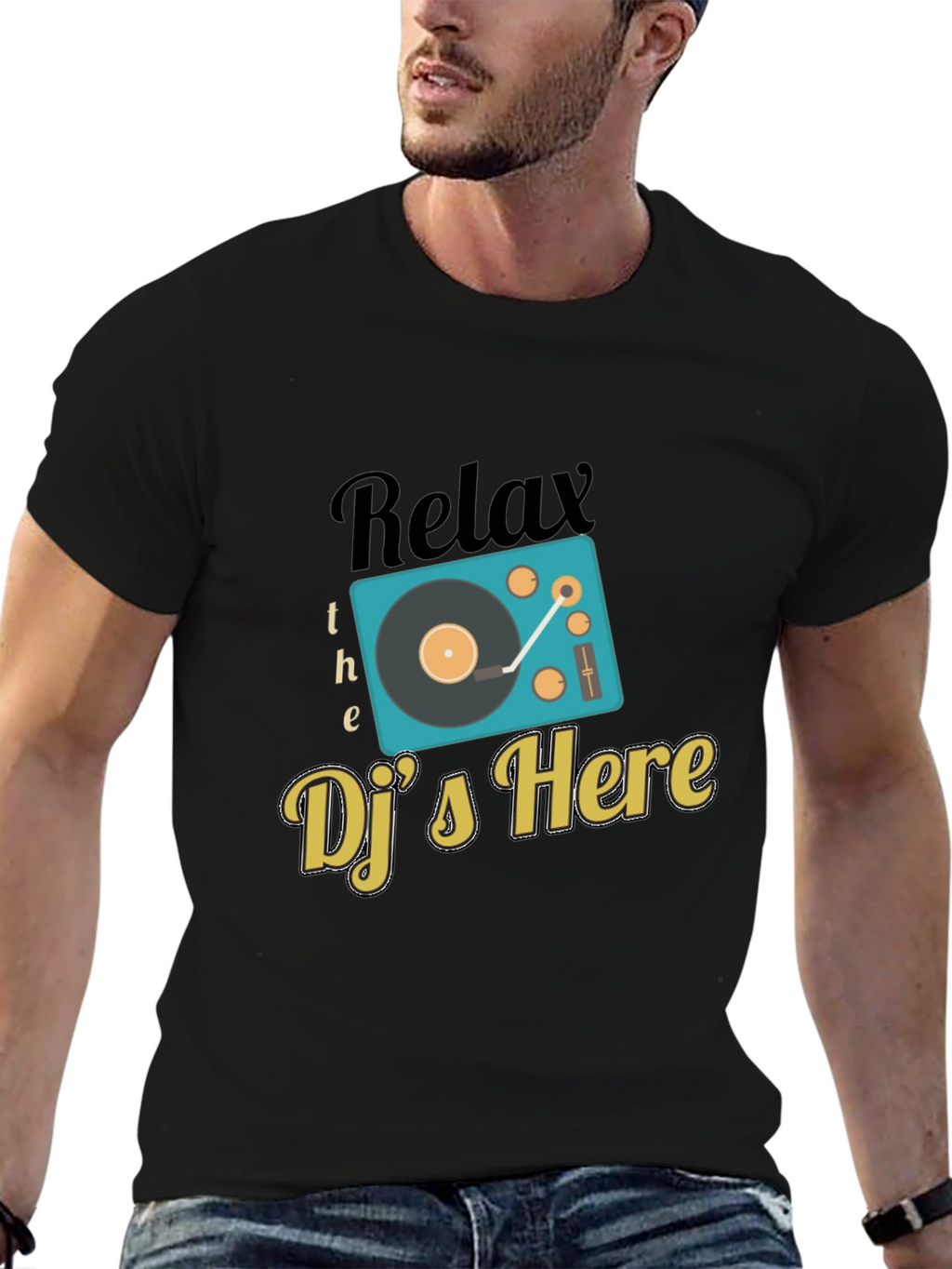 Relax The DJs Here Graphic T-Shirt
