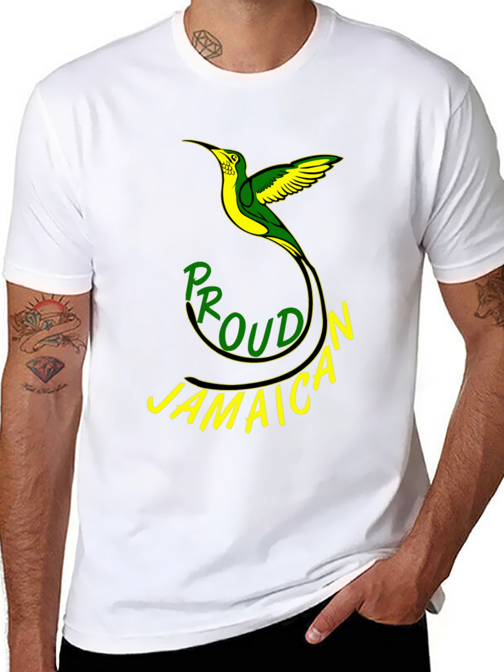 Proud Jamaican T-Shirt - Black
