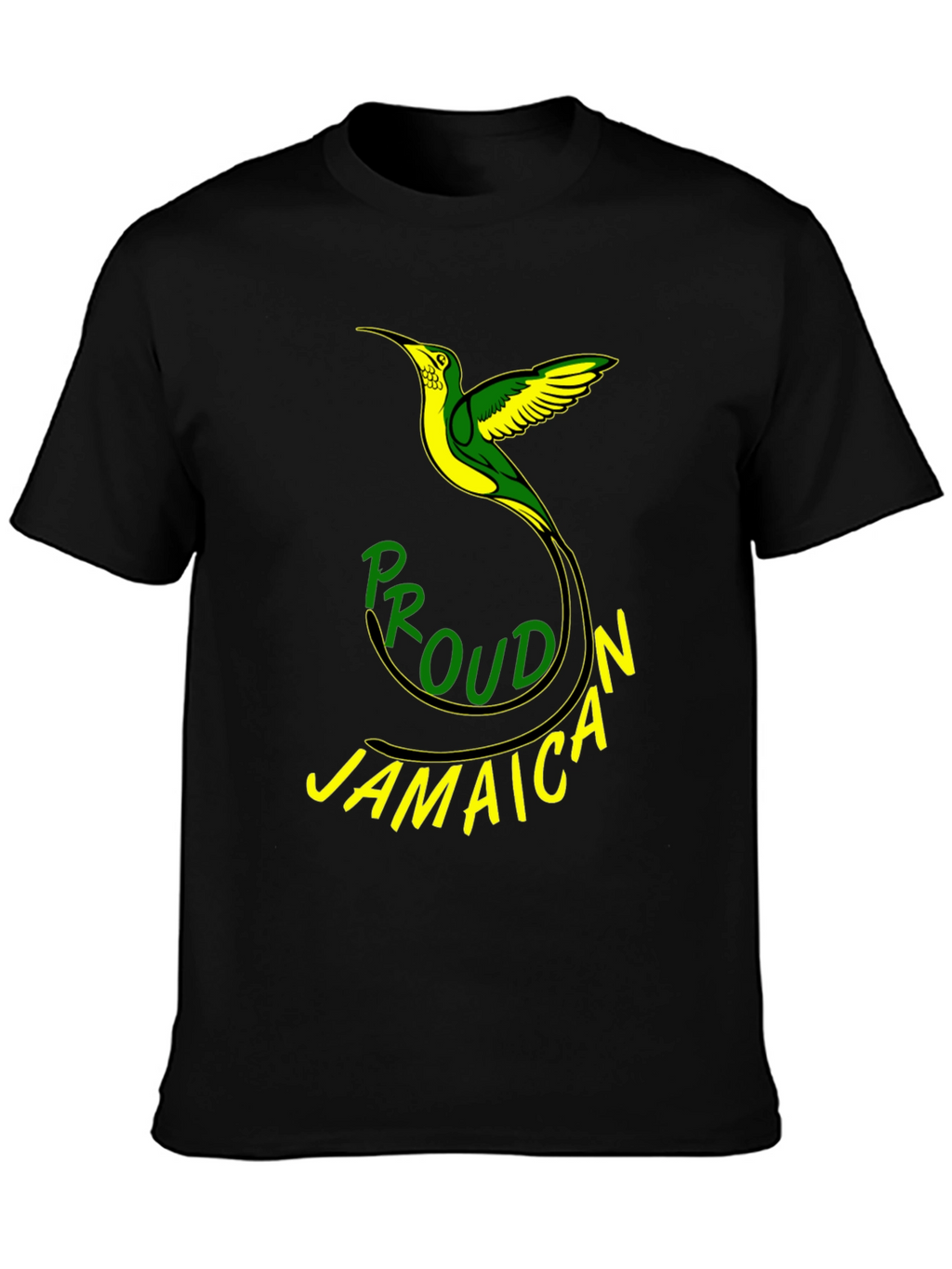 Proud Jamaican T-Shirt - Black