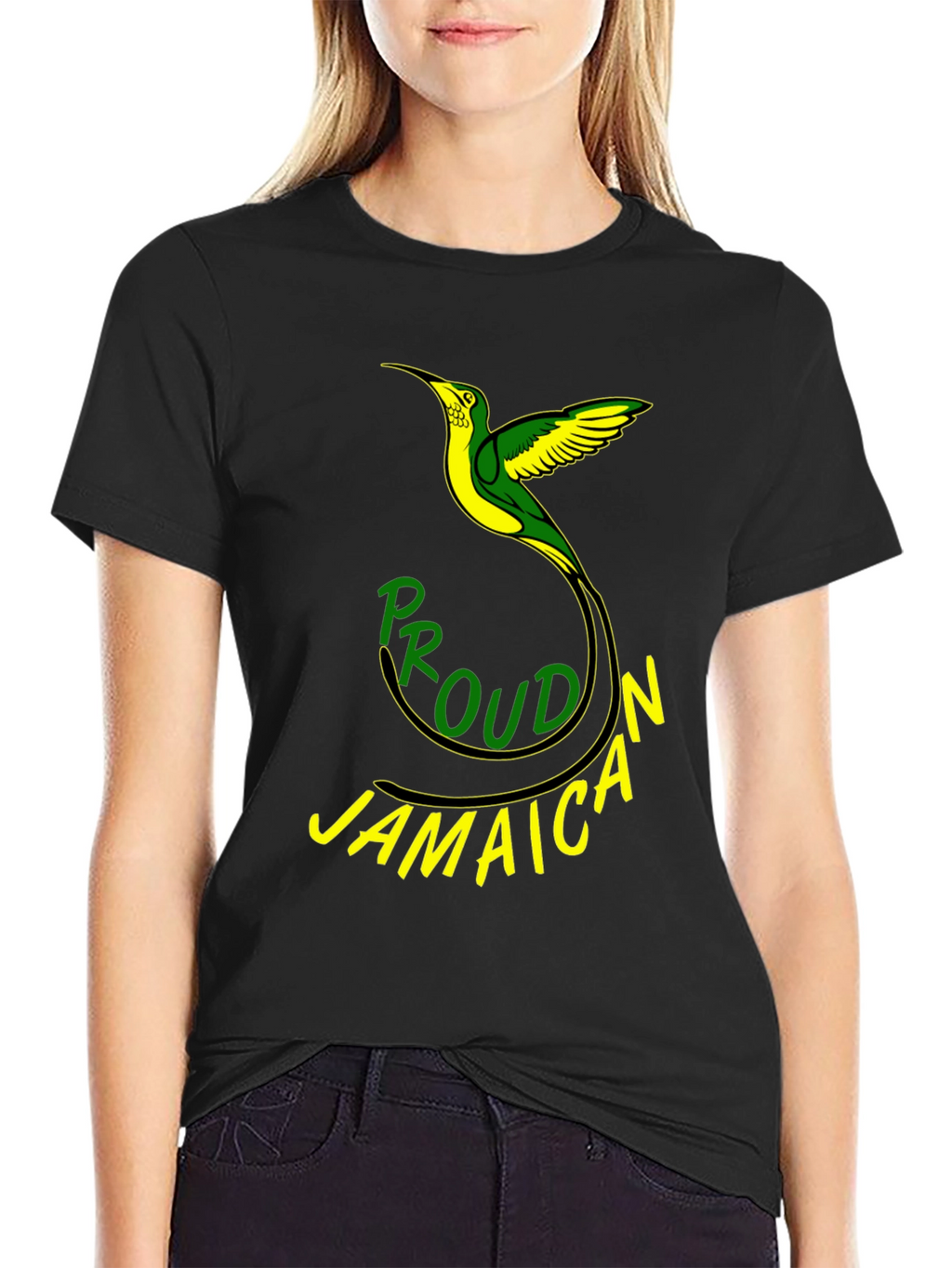 Proud Jamaican T-Shirt - Black