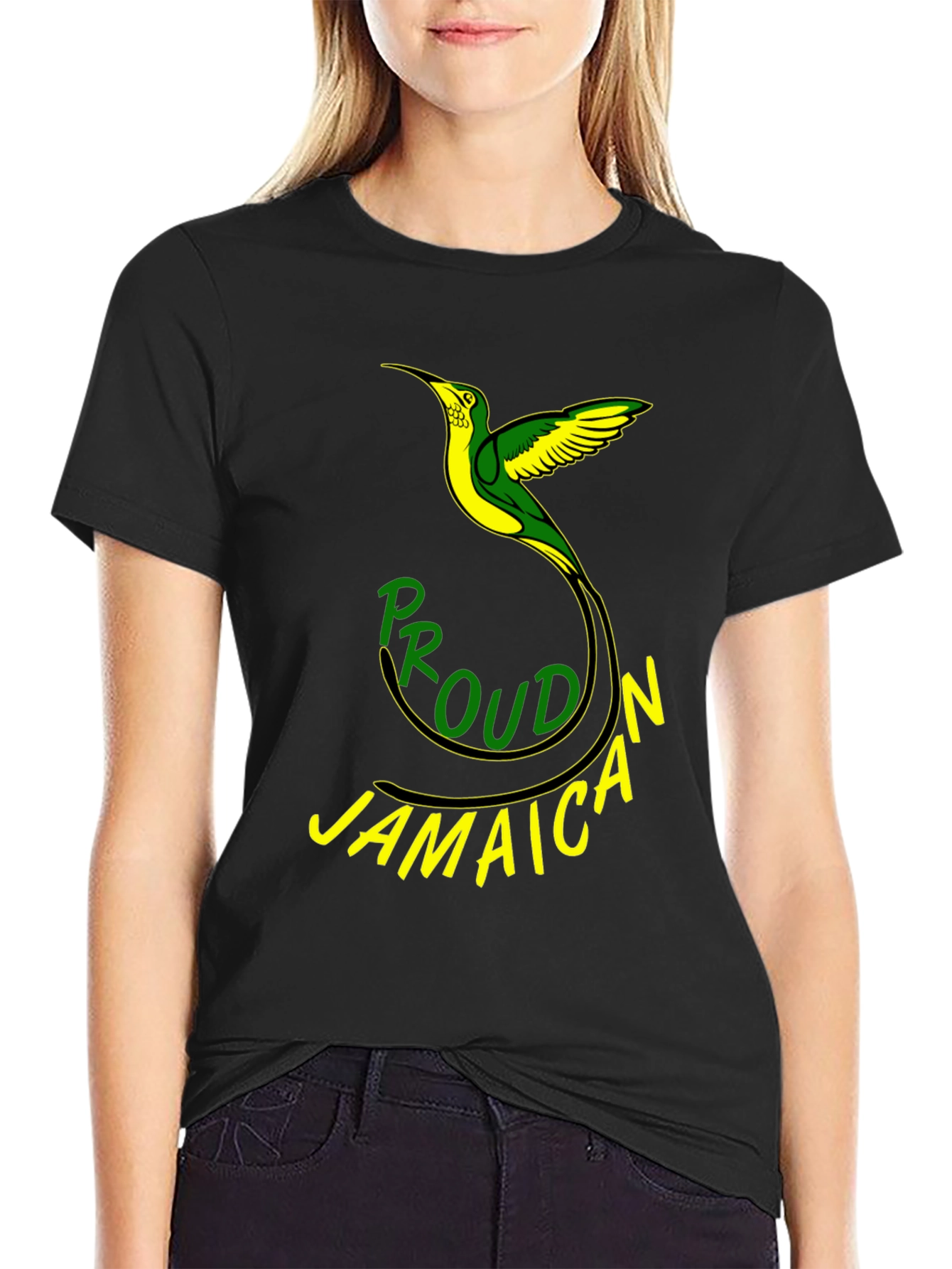 Proud Jamaican T-Shirt - Black