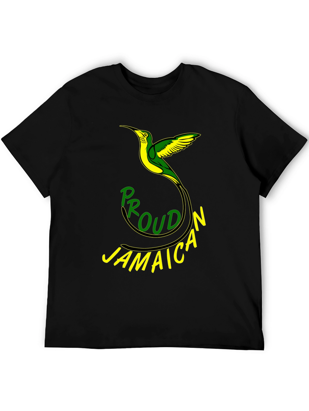 Proud Jamaican T-Shirt - Black