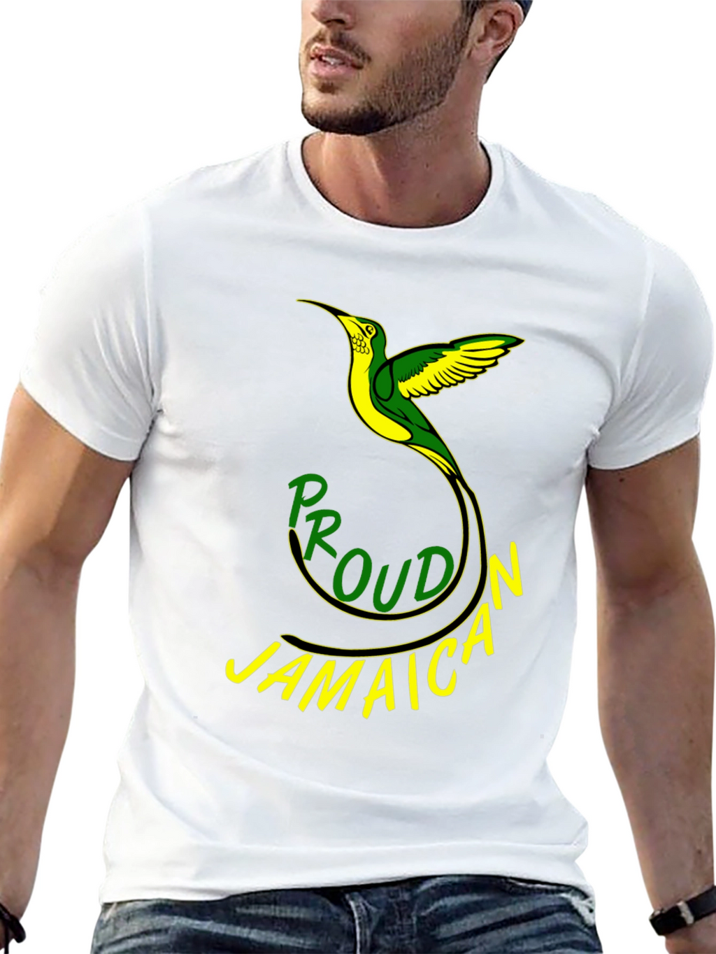 Proud Jamaican T-Shirt - Black