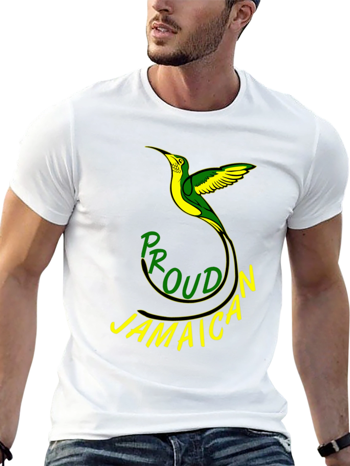 Proud Jamaican T-Shirt - Black