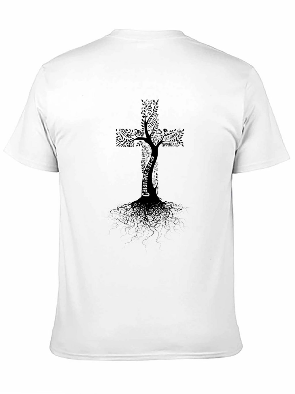 Tree of Life Cross Graphic T-Shirt