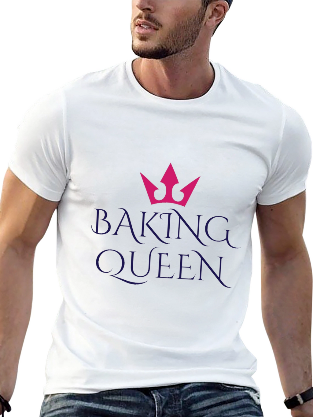 Baking Queen Graphic Tee - Novelty Shirt