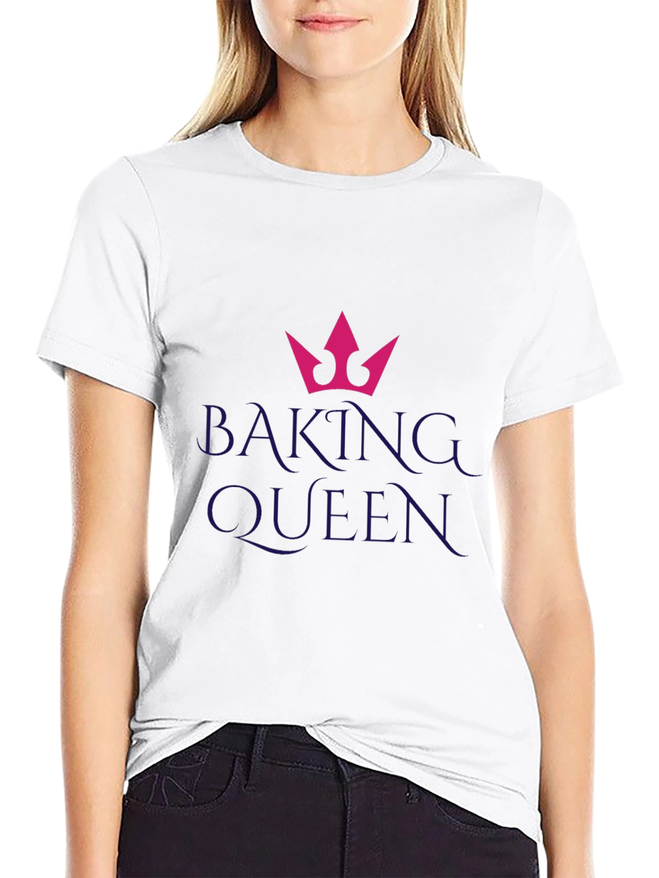 Baking Queen Graphic Tee - Novelty Shirt