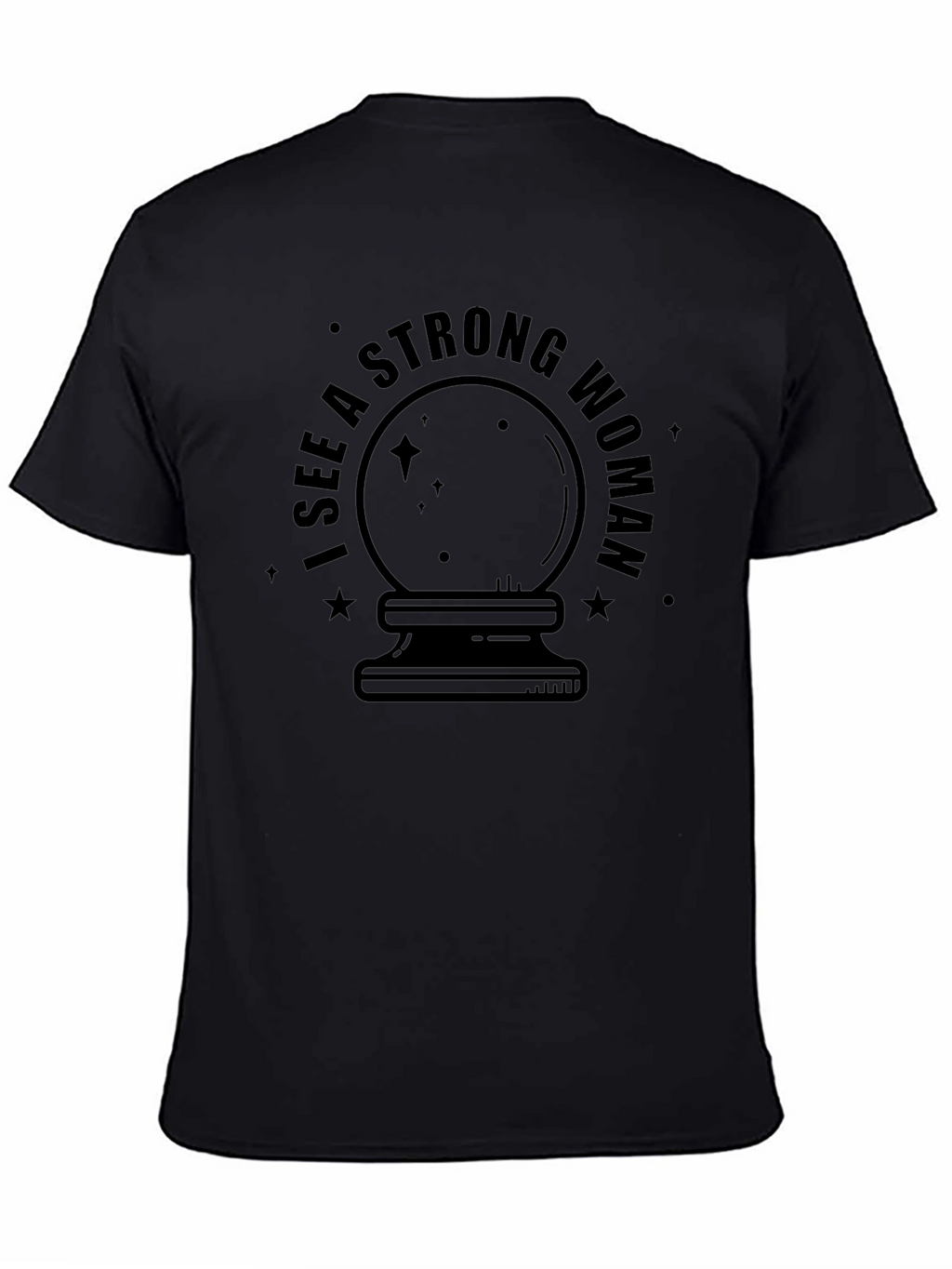 I See A Strong Woman Graphic Tee - Black