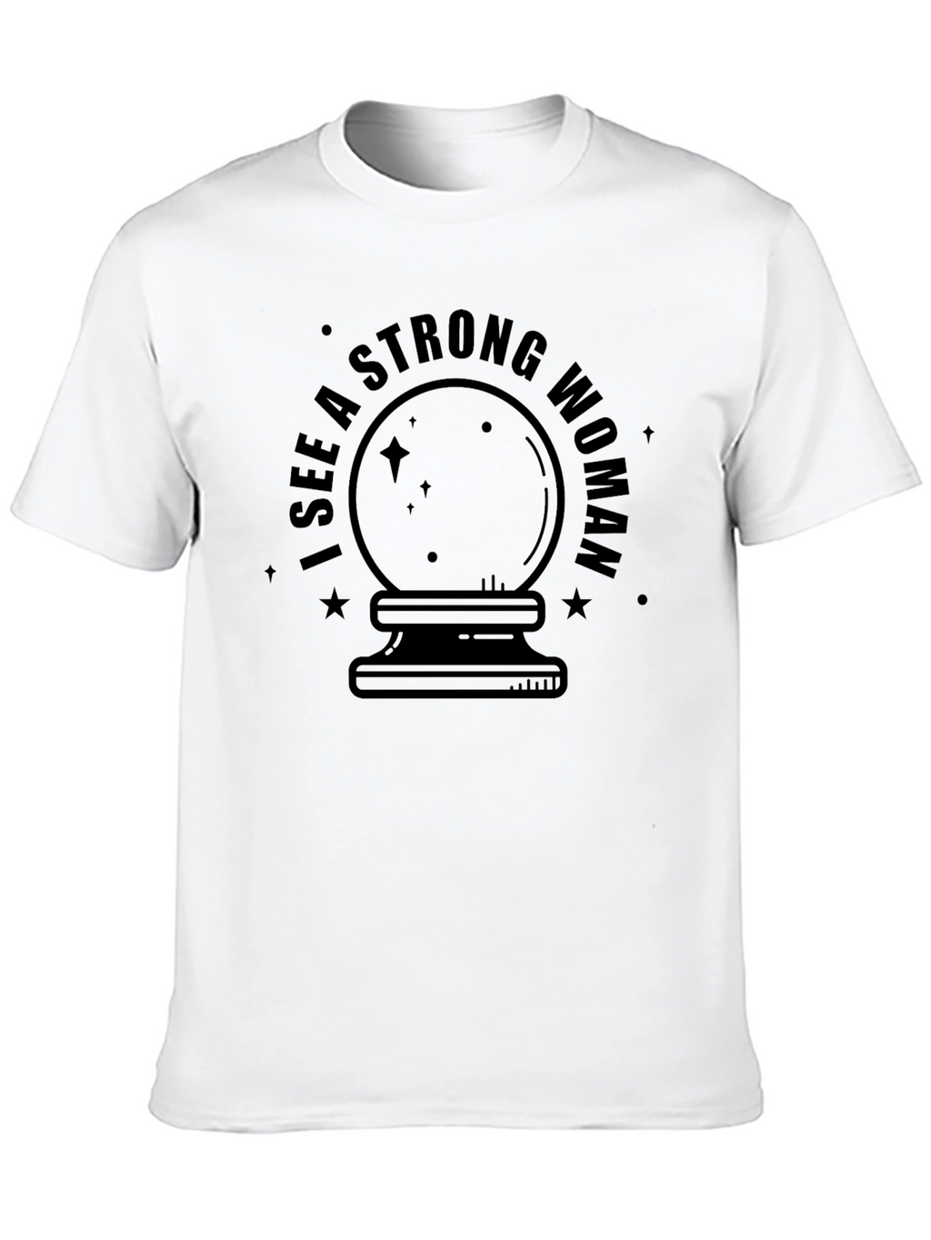 I See A Strong Woman Graphic Tee - Black
