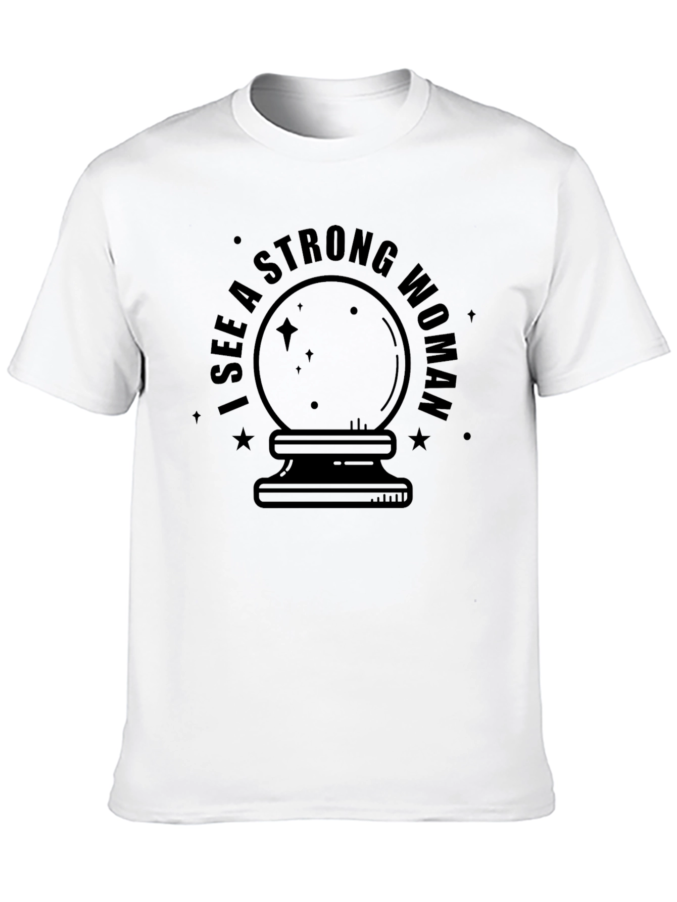 I See A Strong Woman Graphic Tee - Black