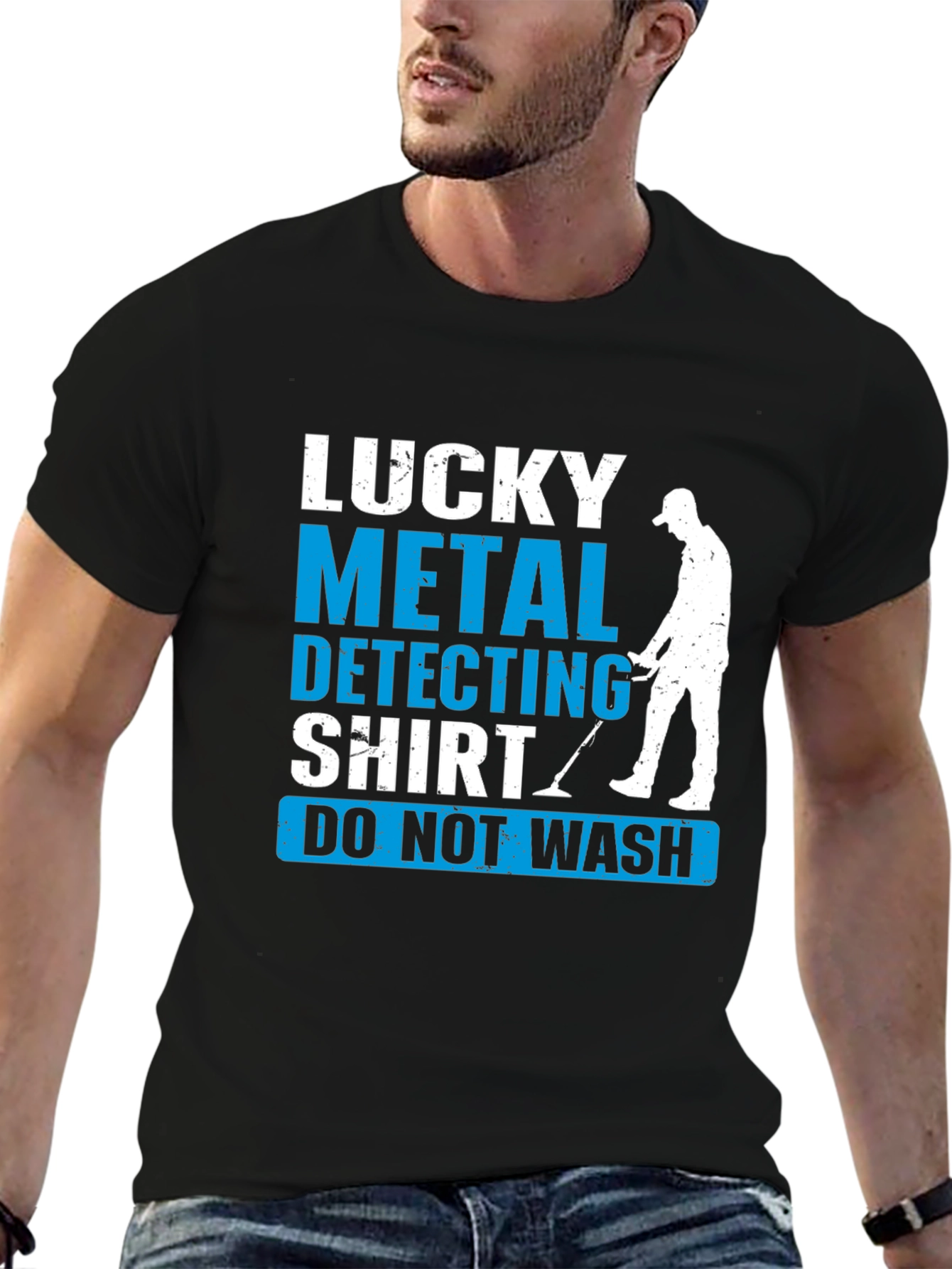Lucky Metal Detecting Shirt - Novelty Tee