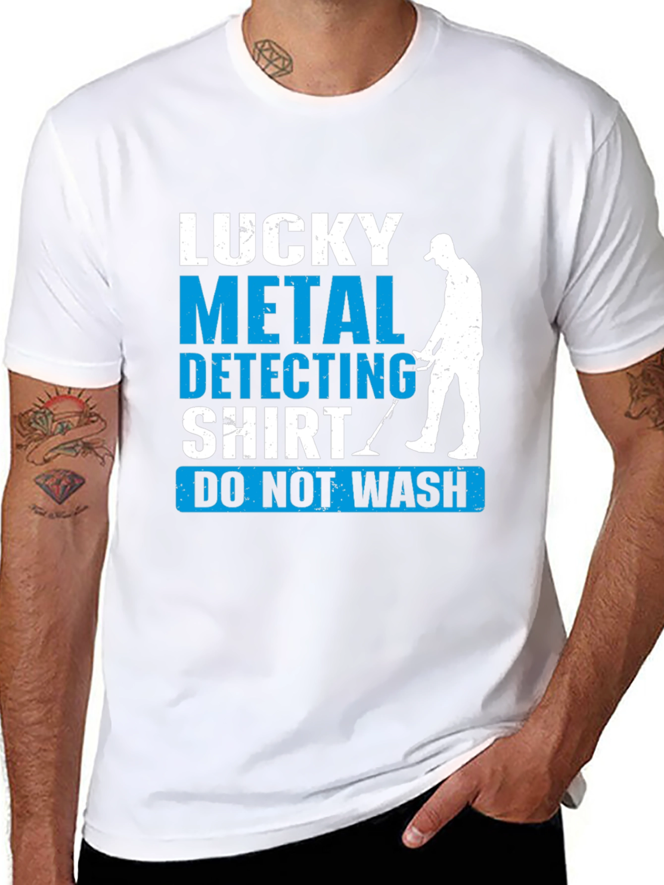 Lucky Metal Detecting Shirt - Novelty Tee