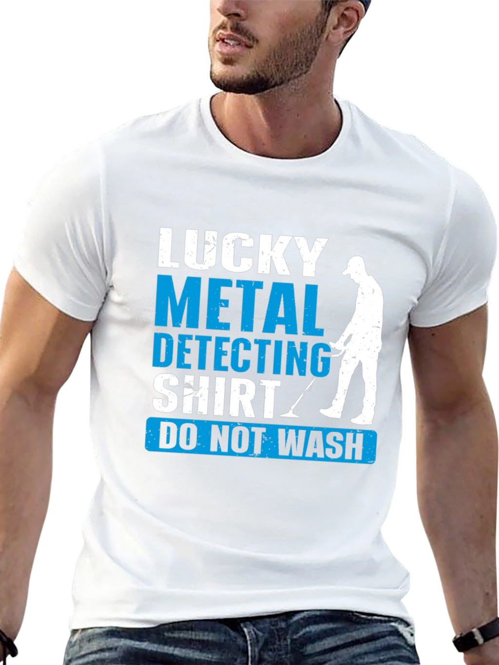 Lucky Metal Detecting Shirt - Novelty Tee