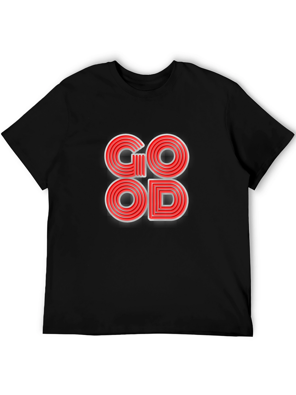Stylish GOOD Graphic Print T-Shirt - Trendy & Cool