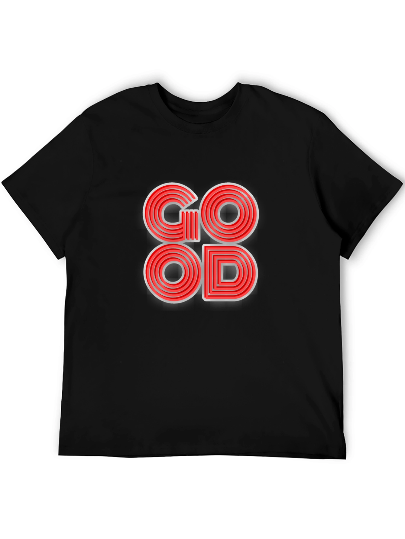 Stylish GOOD Graphic Print T-Shirt - Trendy & Cool