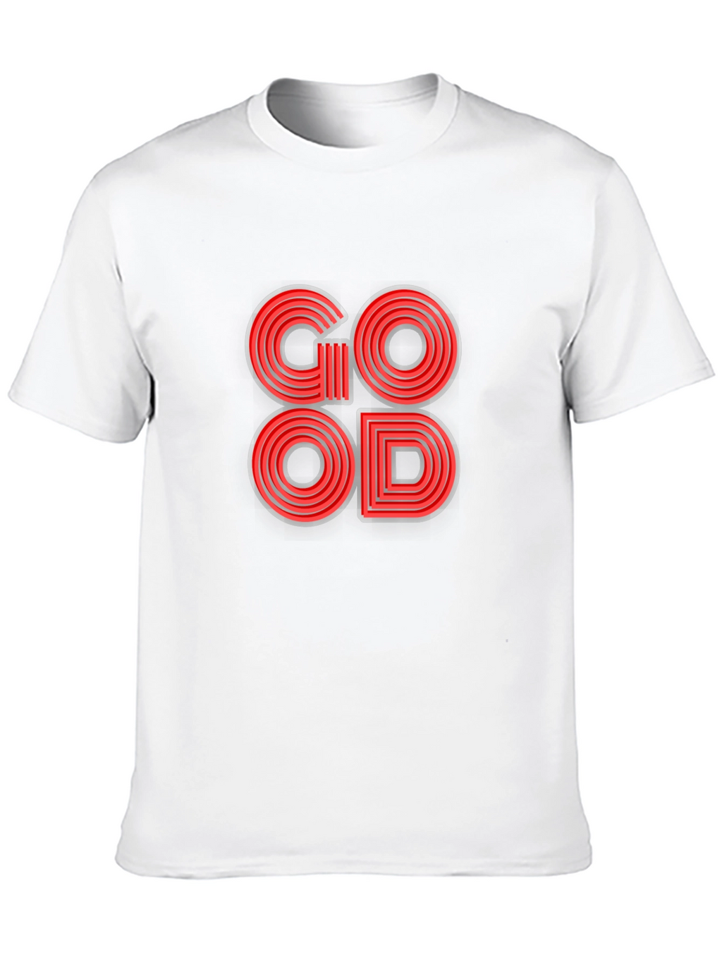 Stylish GOOD Graphic Print T-Shirt - Trendy & Cool
