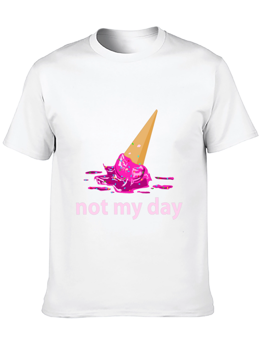Funny Not My Day Ice Cream Graphic Tee