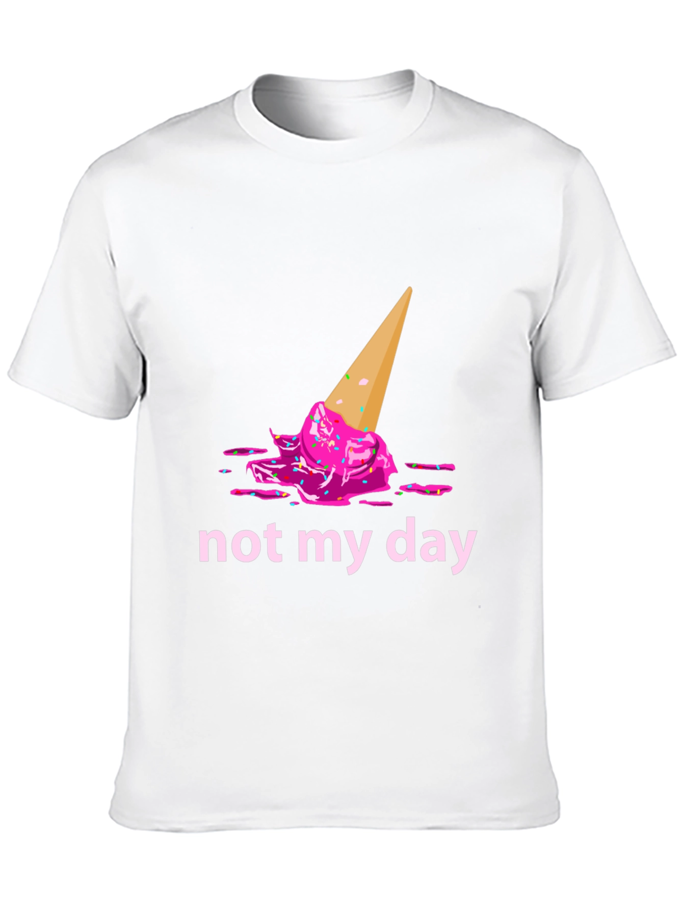 Funny Not My Day Ice Cream Graphic Tee