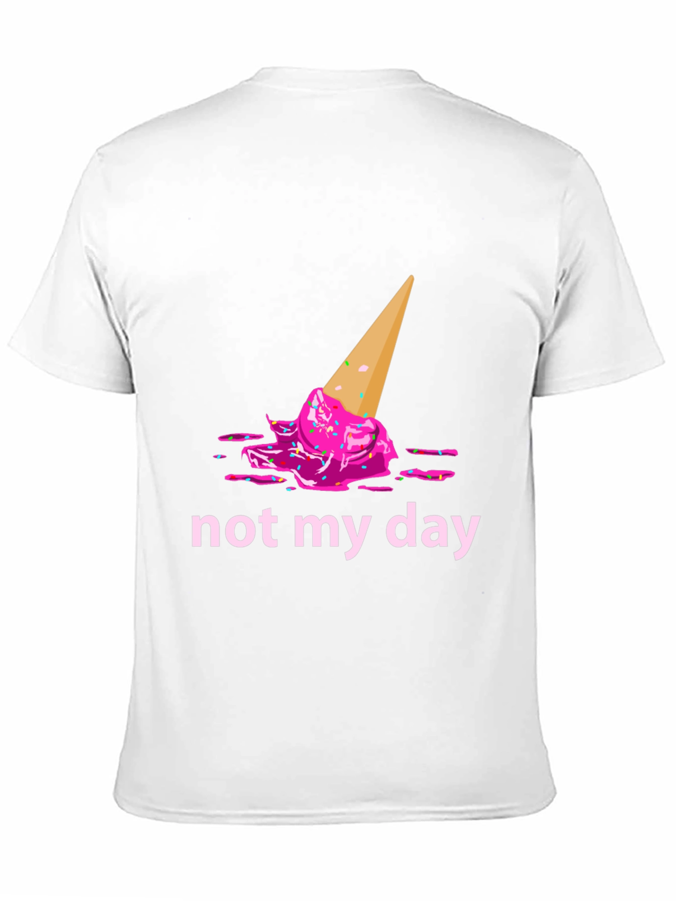 Funny Not My Day Ice Cream Graphic Tee