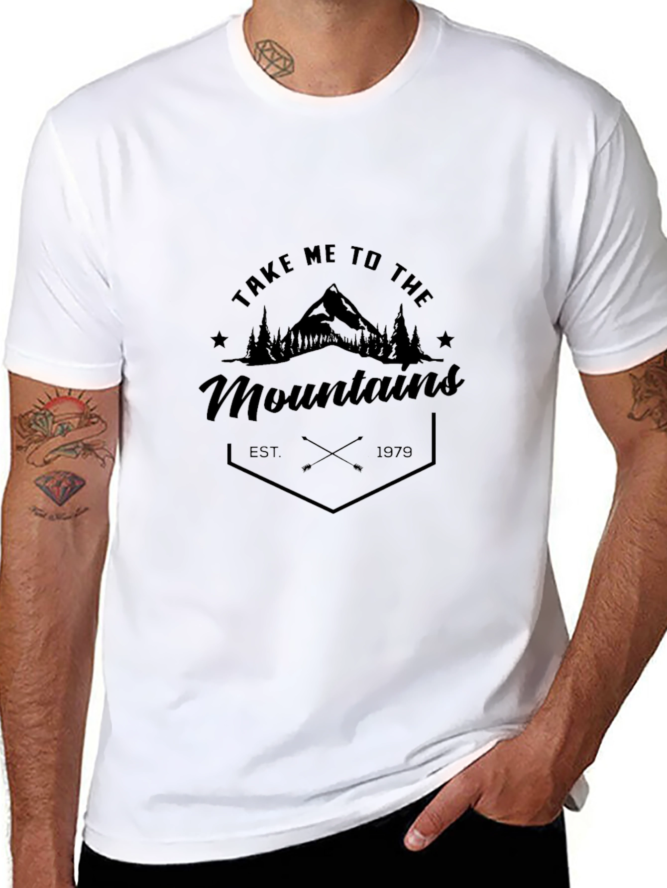 Mountains Graphic T-Shirt - Adventure Ready!