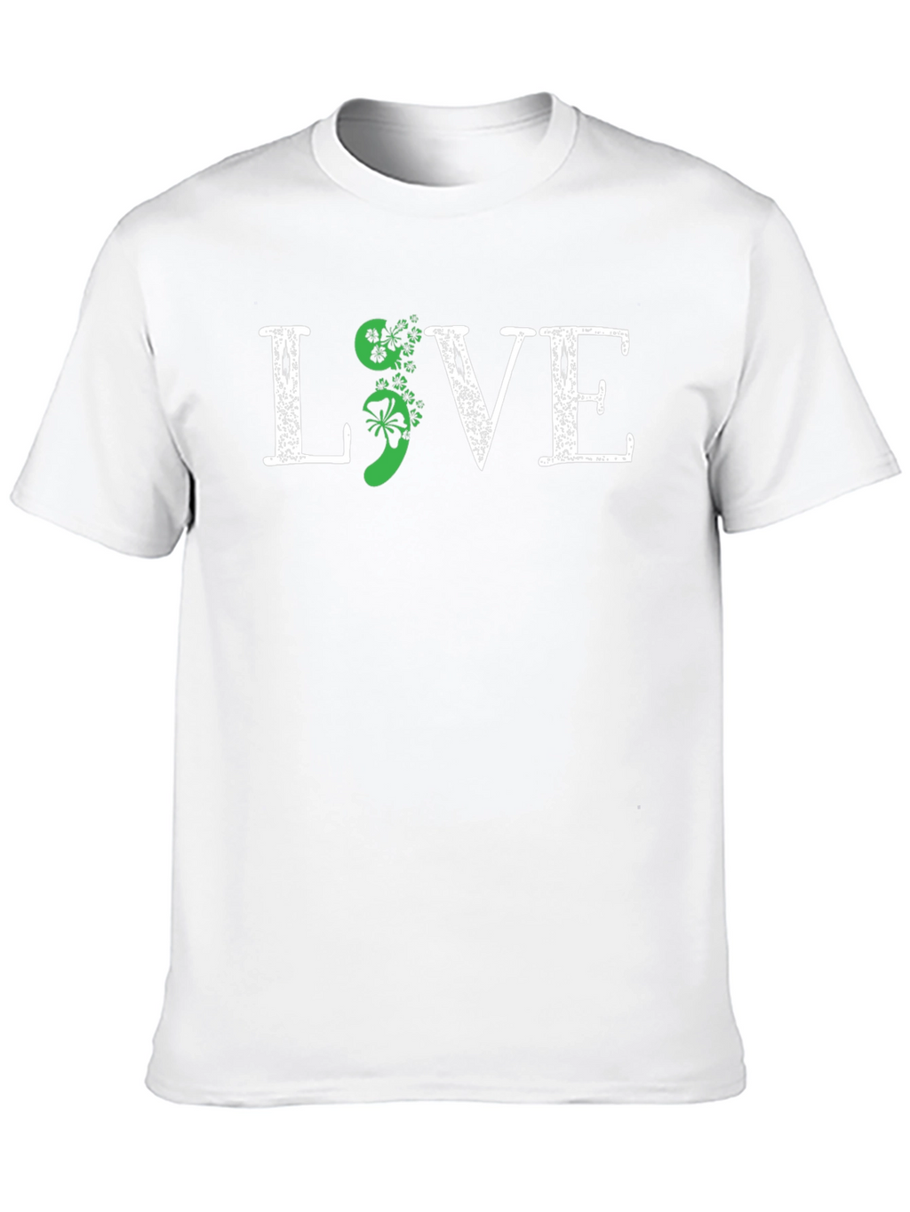 Live Semicolon Shamrock T-Shirt