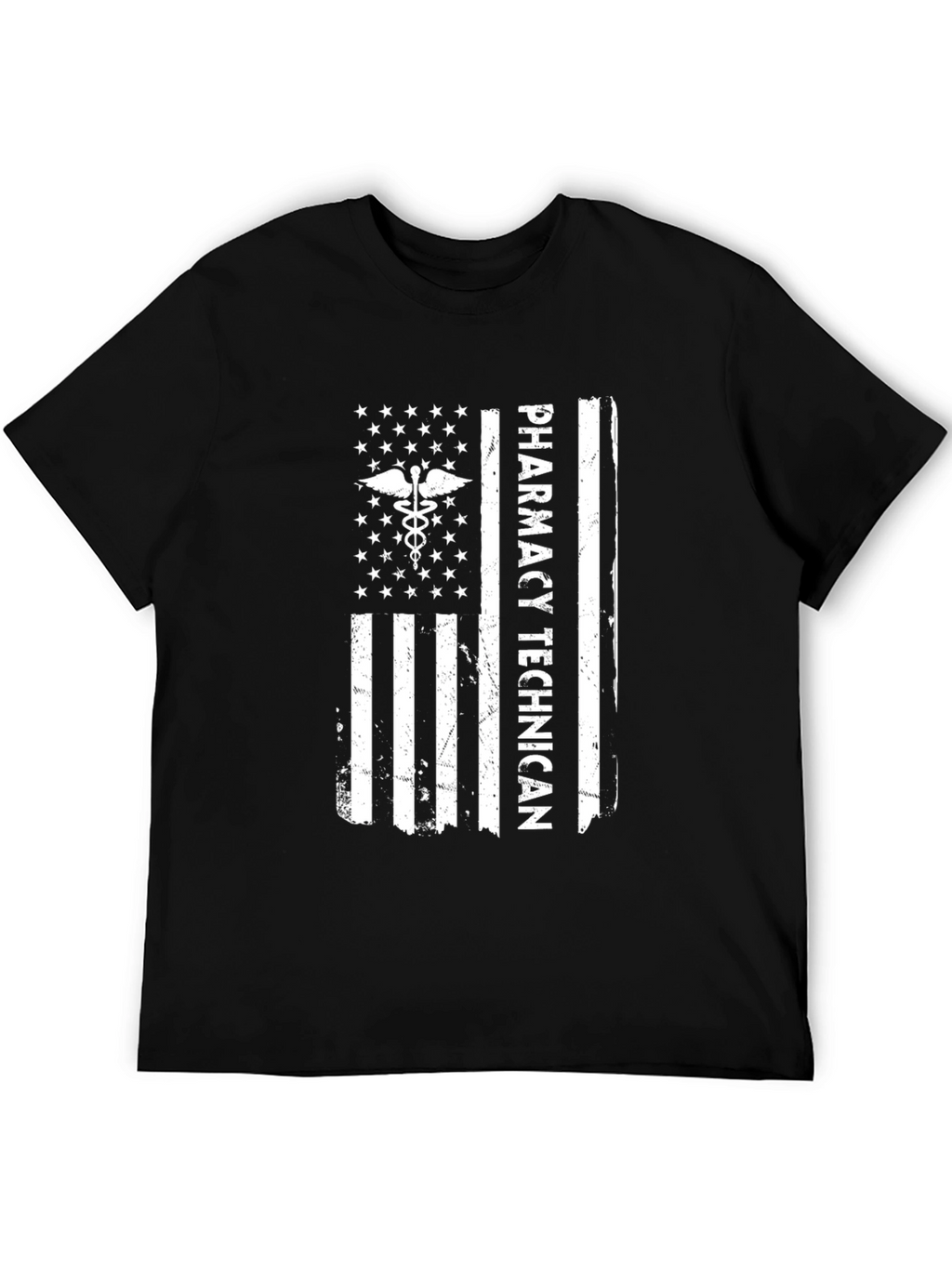 Pharmacy Technician American Flag T-Shirt