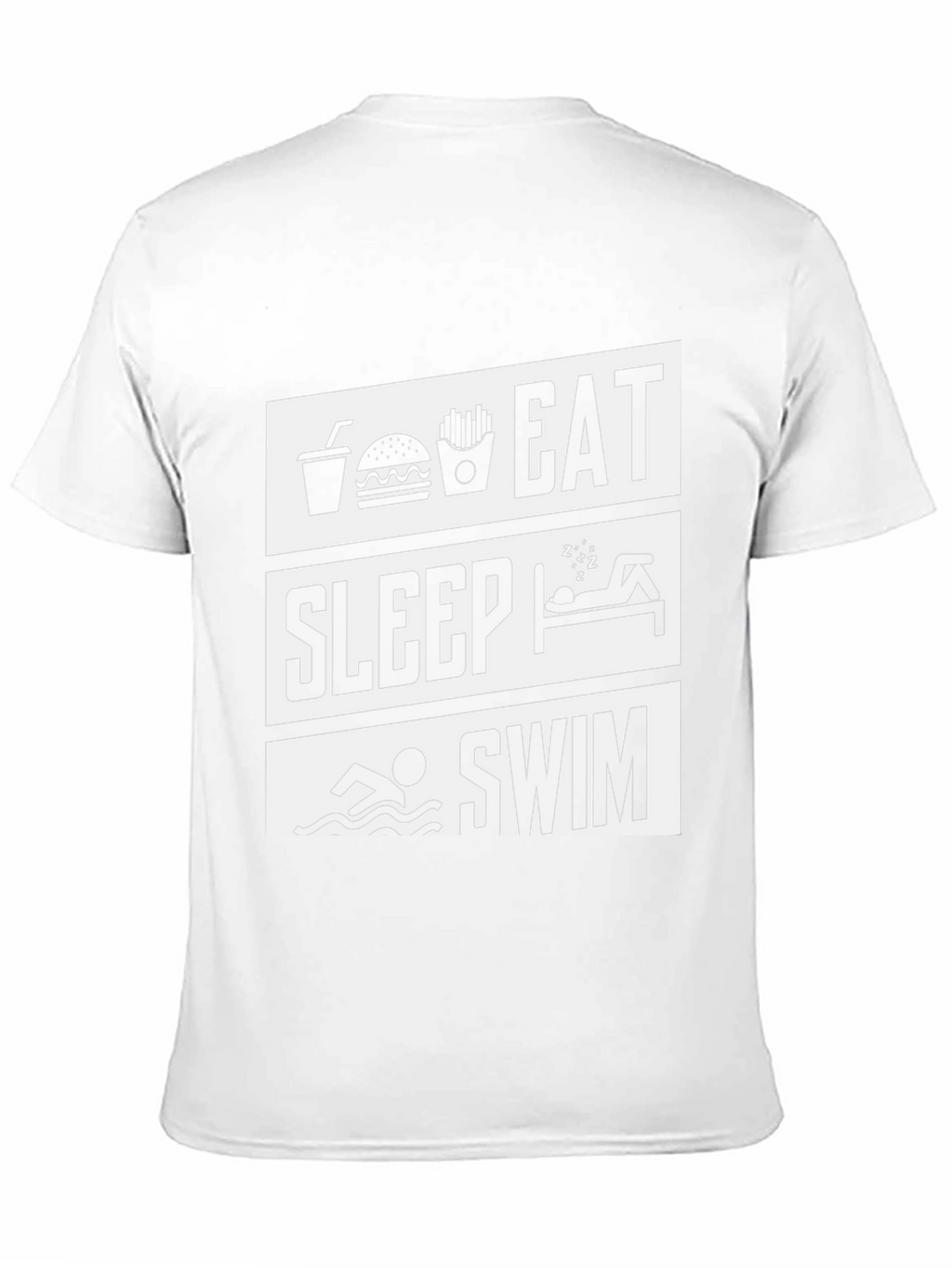 Eat Sleep Swim T-Shirt - Funny Swimmer Tee