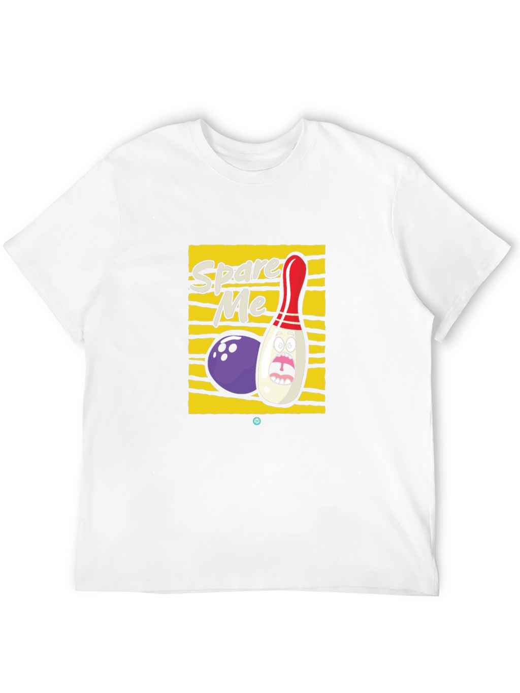Spare Me Bowling Graphic Tee - Black