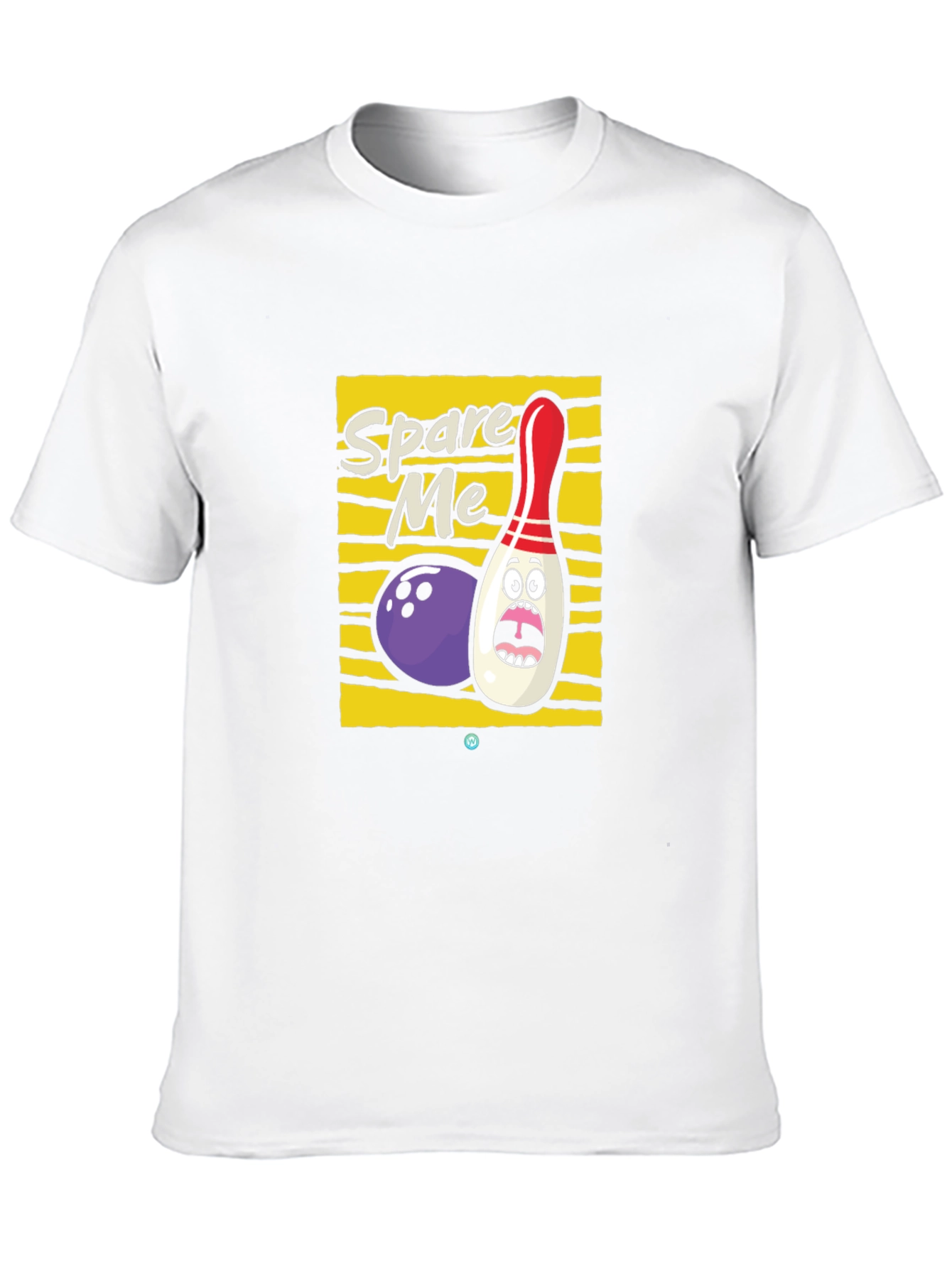 Spare Me Bowling Graphic Tee - Black