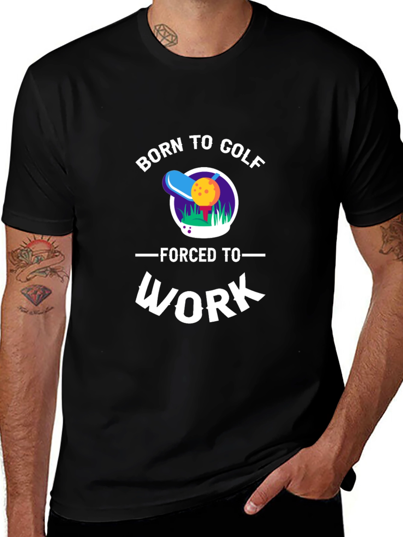 Born to Golf - Funny Graphic T-Shirt
