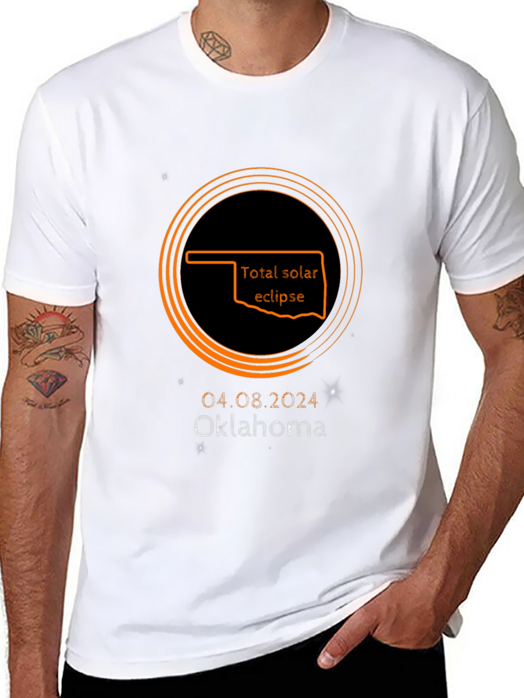 Total Solar Eclipse Oklahoma 2024 T-Shirt