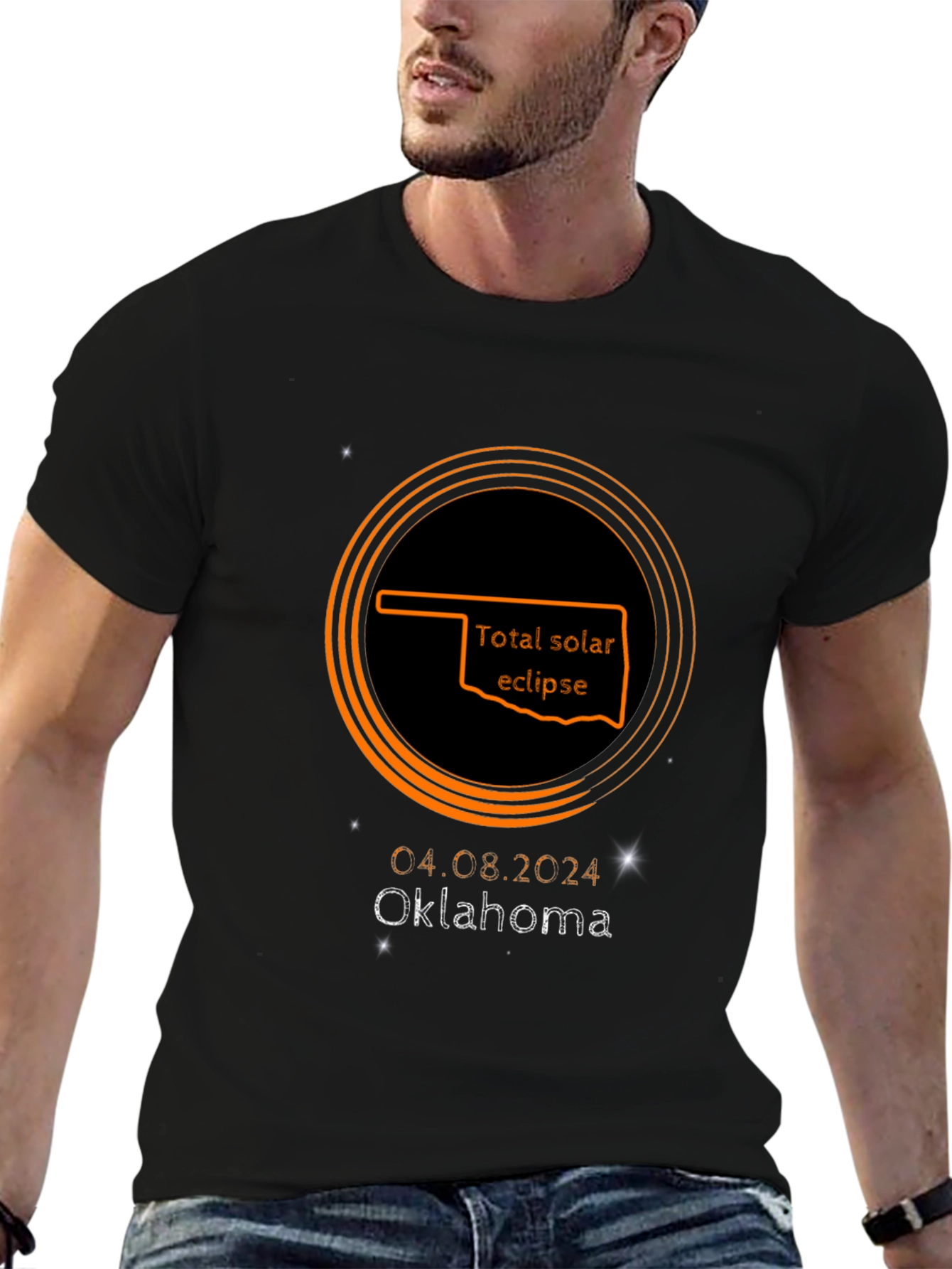Total Solar Eclipse Oklahoma 2024 T-Shirt