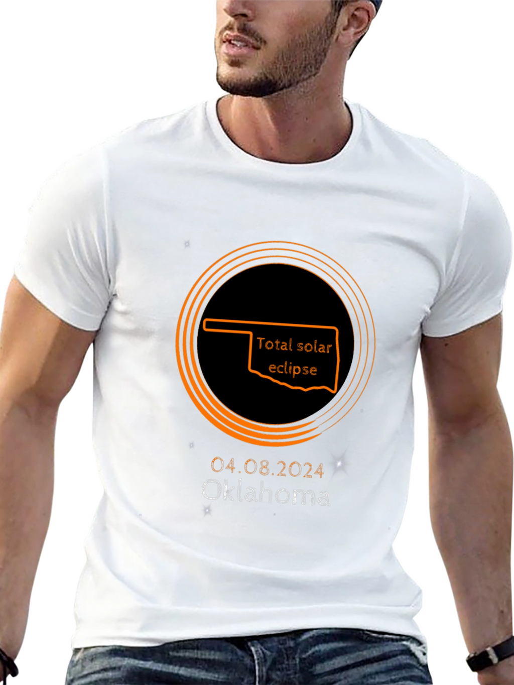 Total Solar Eclipse Oklahoma 2024 T-Shirt