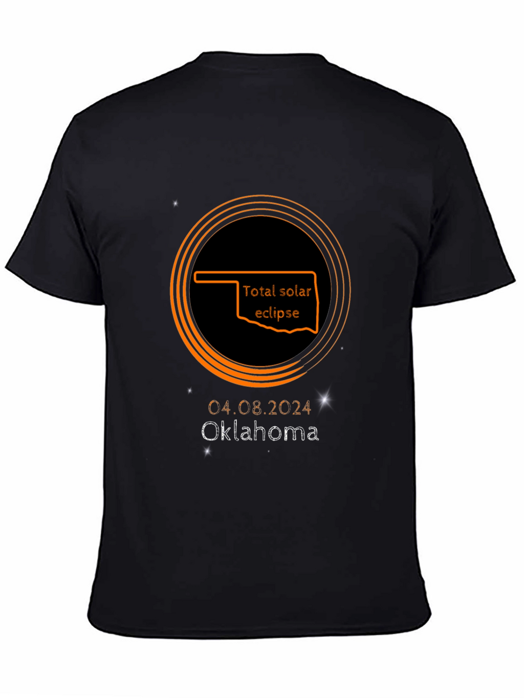 Total Solar Eclipse Oklahoma 2024 T-Shirt