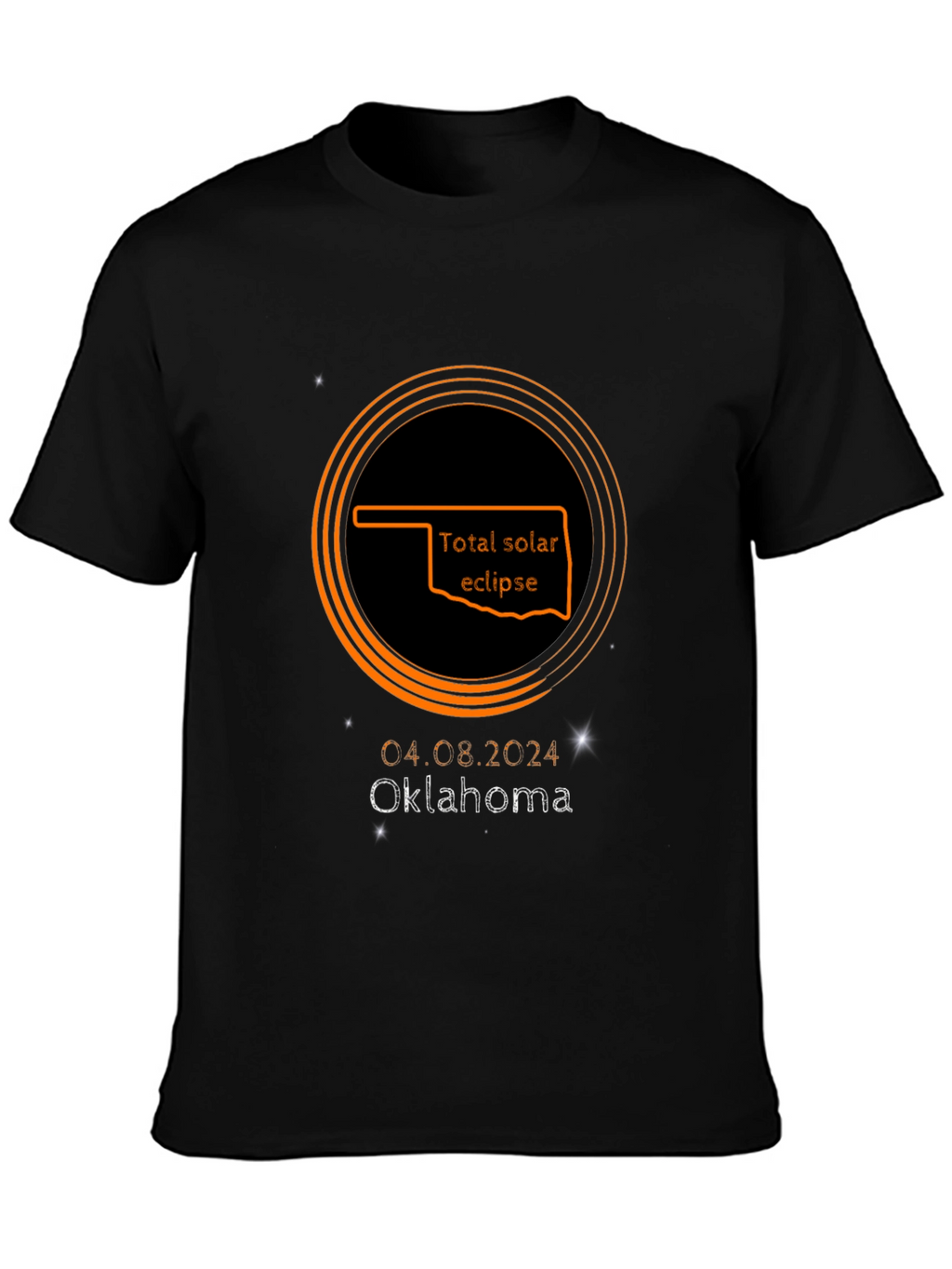 Total Solar Eclipse Oklahoma 2024 T-Shirt
