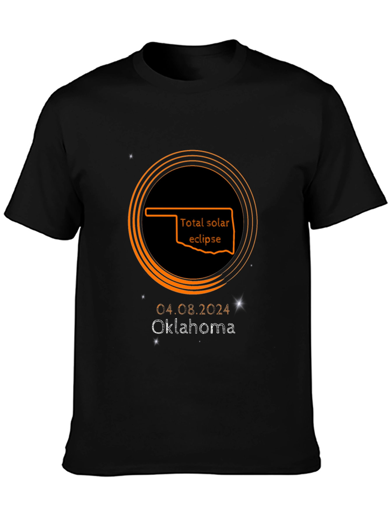 Total Solar Eclipse Oklahoma 2024 T-Shirt