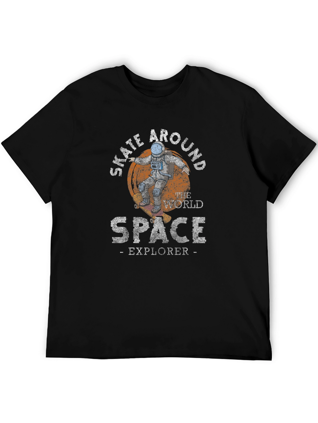 Skate Around Space Explorer T-Shirt