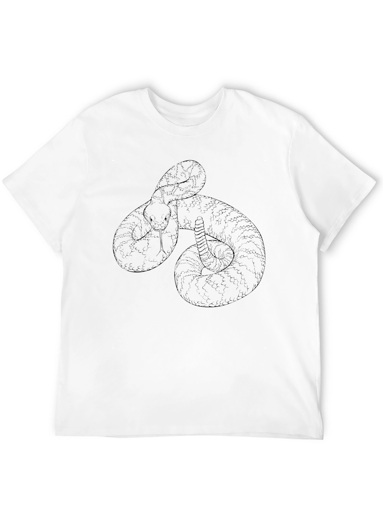 Black Snake Graphic Tee - Casual Style