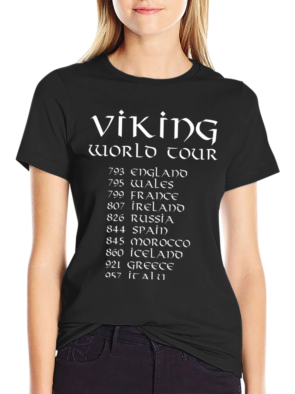 Viking World Tour Black T-Shirt