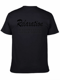 Relaxation Appointment Graphic Tee - Black